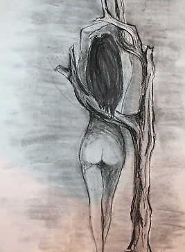 surrealist-nude-woman-portrait-pencil-drawingdreamchasers